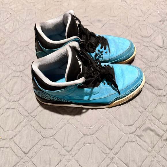 Nike Air Jordan 3 III Retro Powder Blue Sneakers - Picture 3 of 8